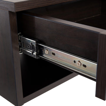 Ettore 15.71" Mid-Century Modern Floating Wall Mounted Nightstand with Soft-Close Drawer and Cable Hole - JONATHAN Y